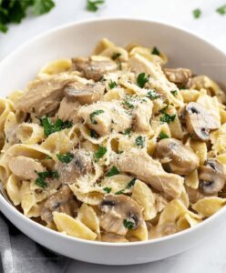 Mushroom Chicken Pasta Recipe