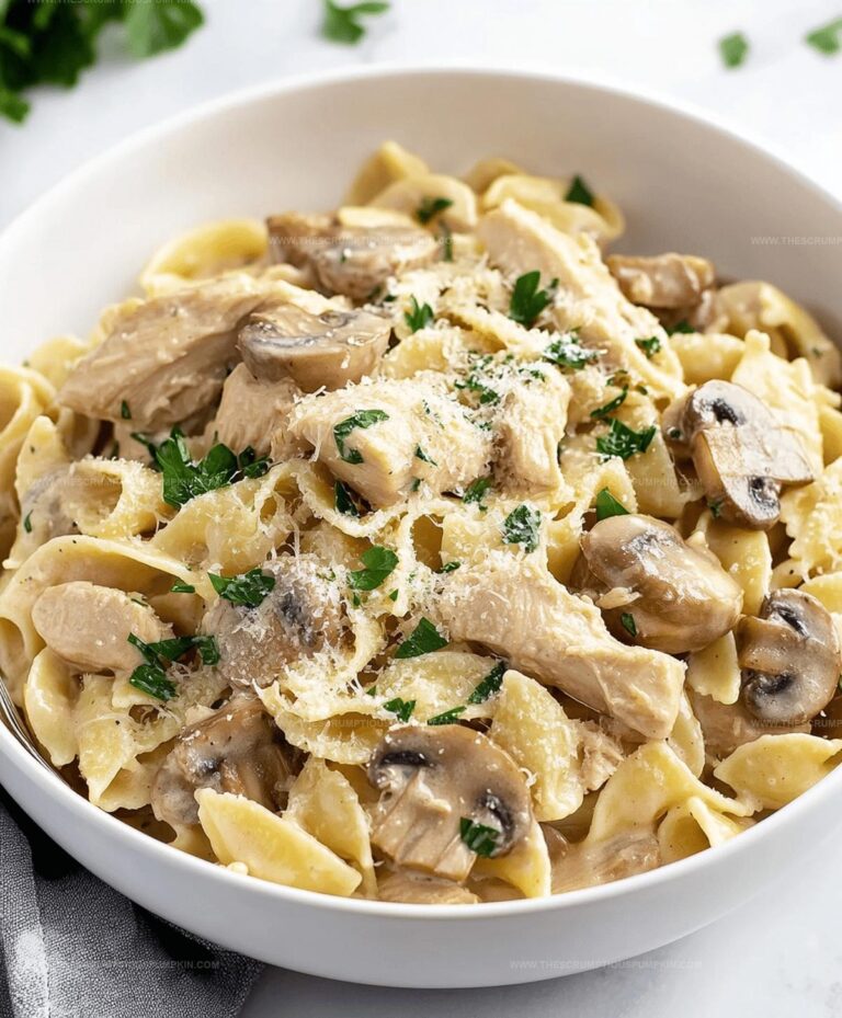 Mushroom Chicken Pasta Recipe