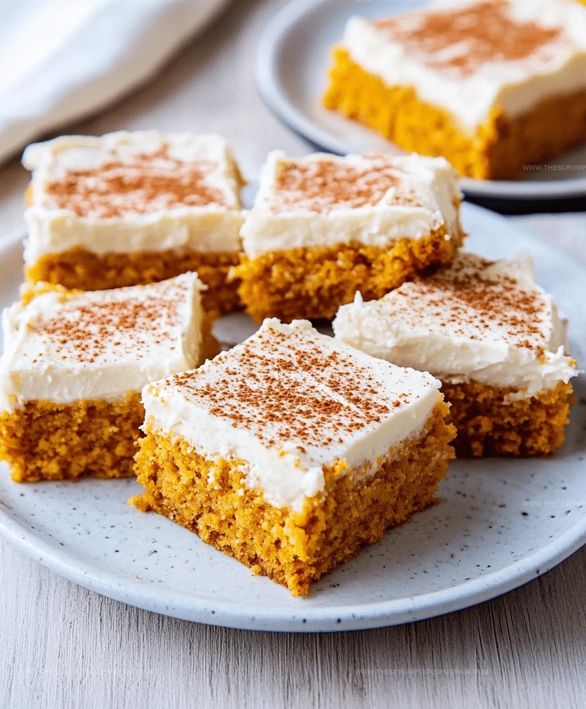 Pumpkin Bars With Cream Cheese Frosting Recipe