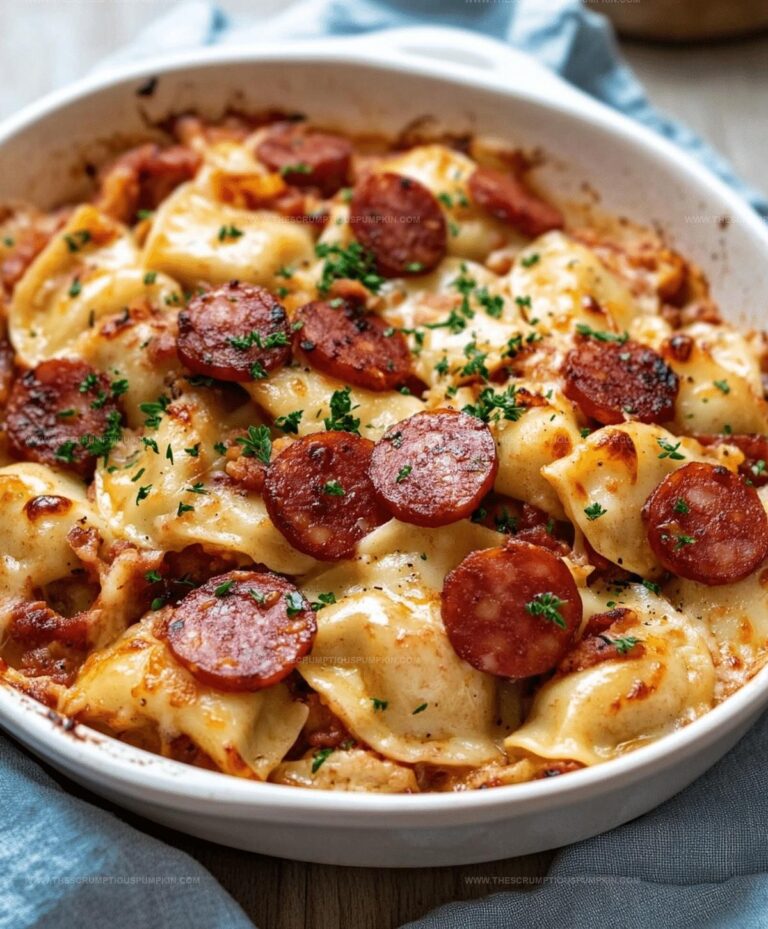 Crockpot Pierogi Casserole With Kielbasa Recipe