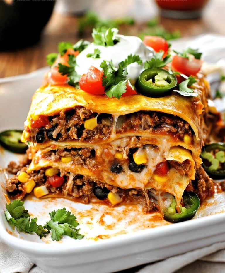 Beef Enchilada Casserole With Corn Tortillas Recipe