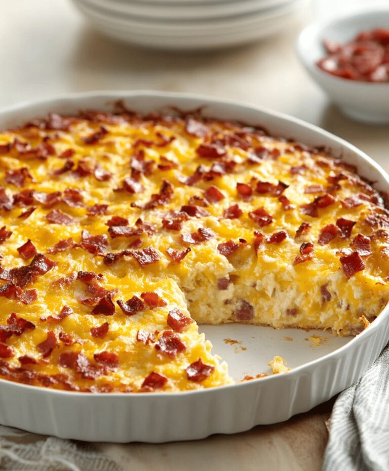 Cheesy Amish Breakfast Casserole Recipe