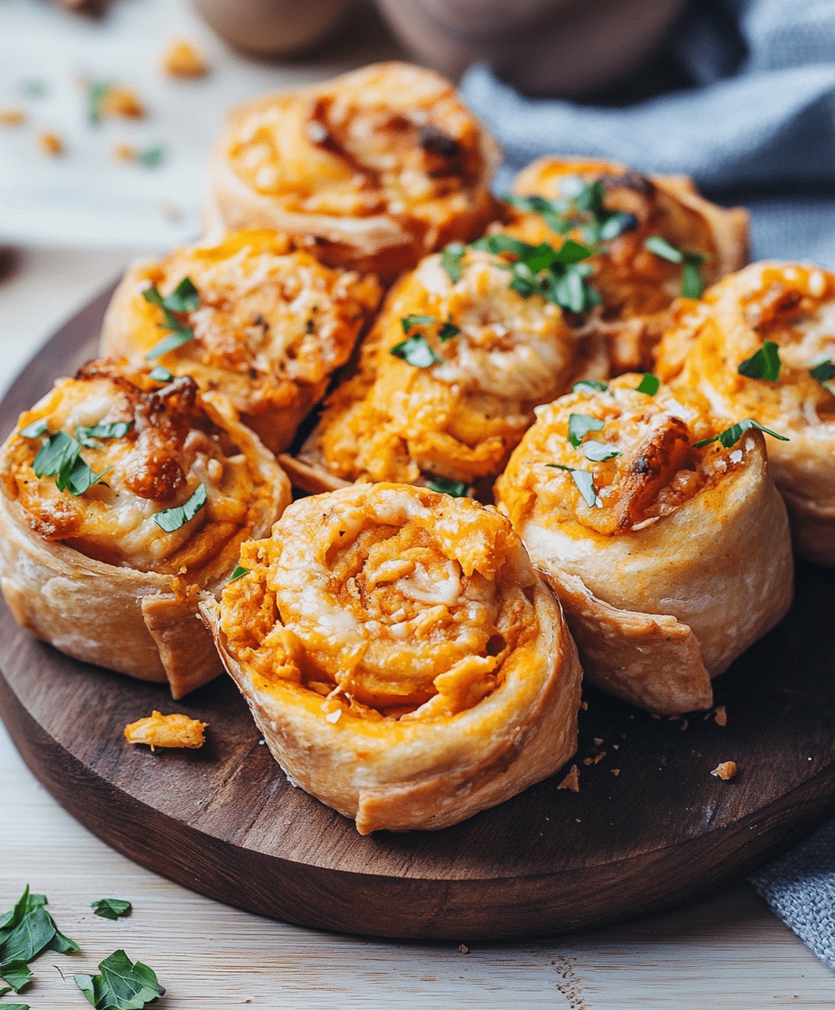 Buffalo Chicken Pizza Rolls Recipe