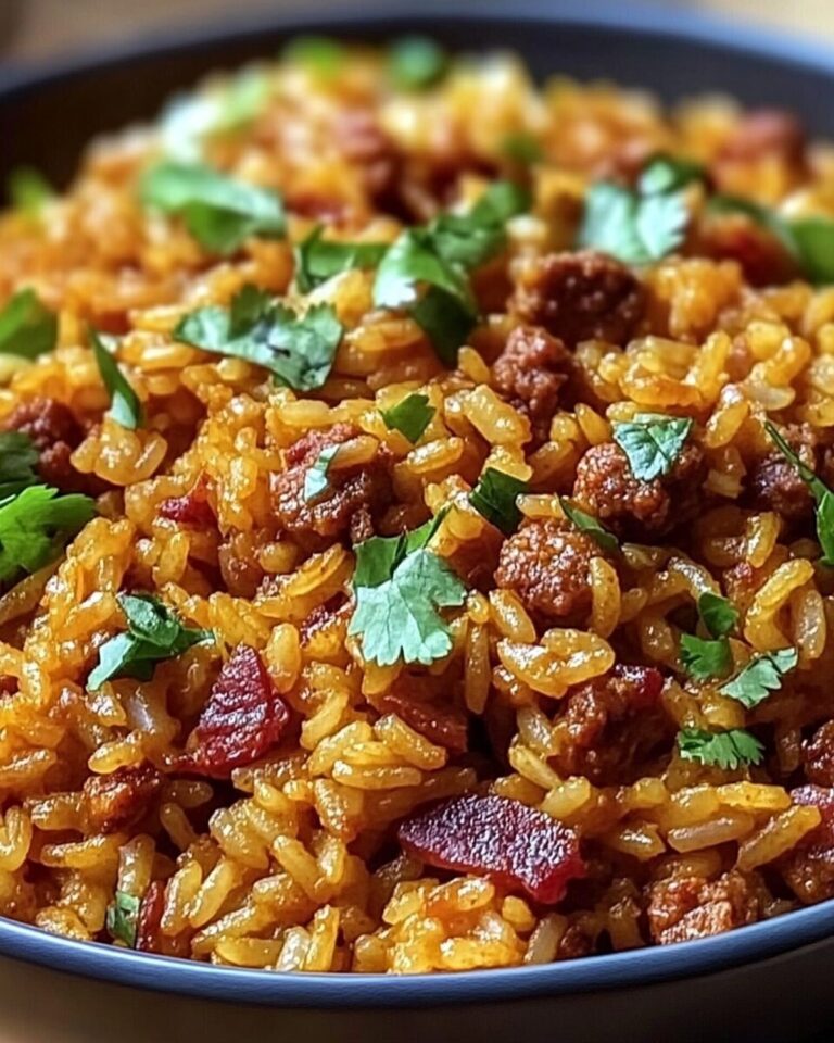 Smoky Mexican Rice with Chorizo and Crispy Bacon Recipe
