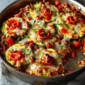 Zucchini Pizza Casserole Recipe