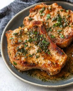Garlic Butter Pork Chops Recipe