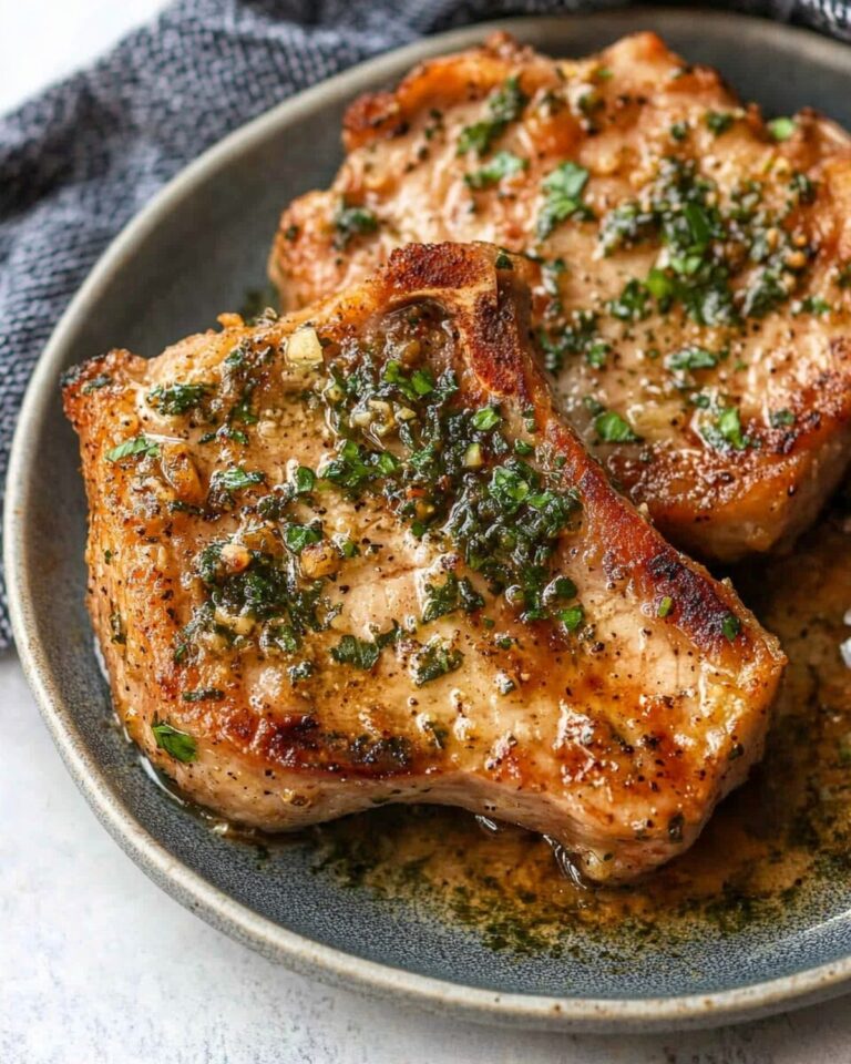 Garlic Butter Pork Chops Recipe