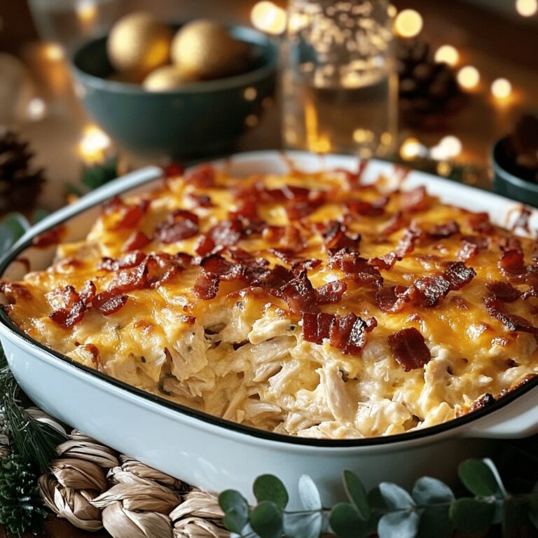 Brawny Chicken Bacon Ranch Casserole Recipe