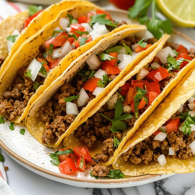 Easy Ground Beef Tacos Recipe