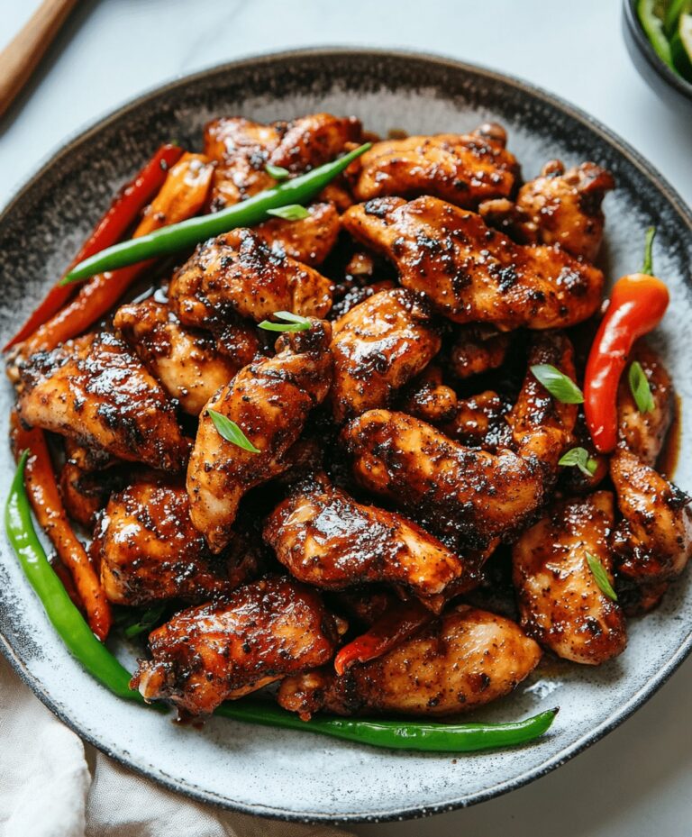 Blazing Black Pepper Chicken Recipe