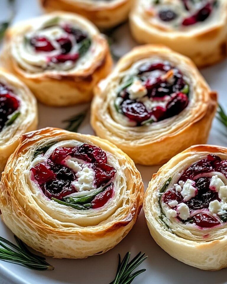 Holiday Cranberry and Feta Cream Cheese Roll-Ups Recipe