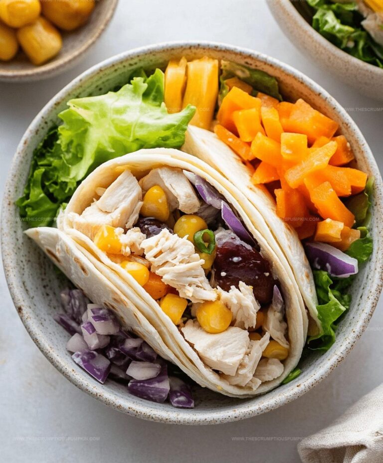 Asian Chicken Salad Wrap Recipe