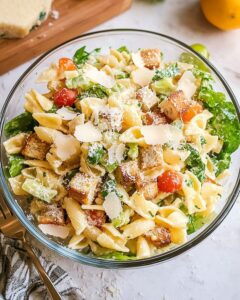 Chicken Caesar Pasta Salad Recipe
