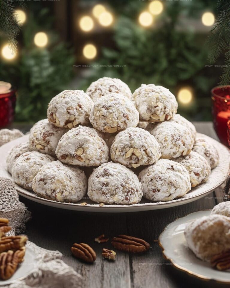 Pecan Snowball Cookies Recipe