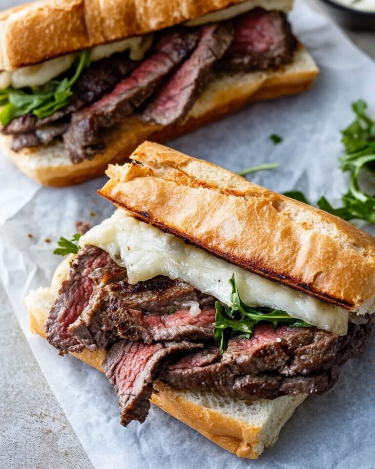 Juicy Grilled Steak Sandwich with Caramelized Onions Recipe