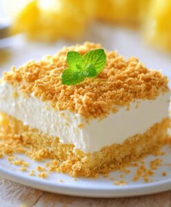 No-bake Pineapple Cream Dessert Recipe
