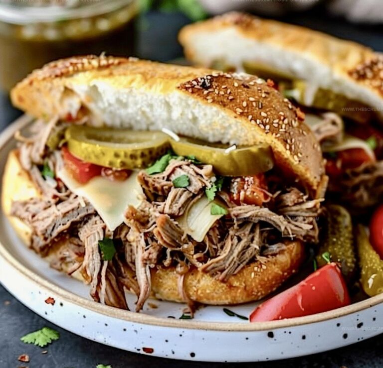 Crockpot Italian Beef Sandwich Recipe