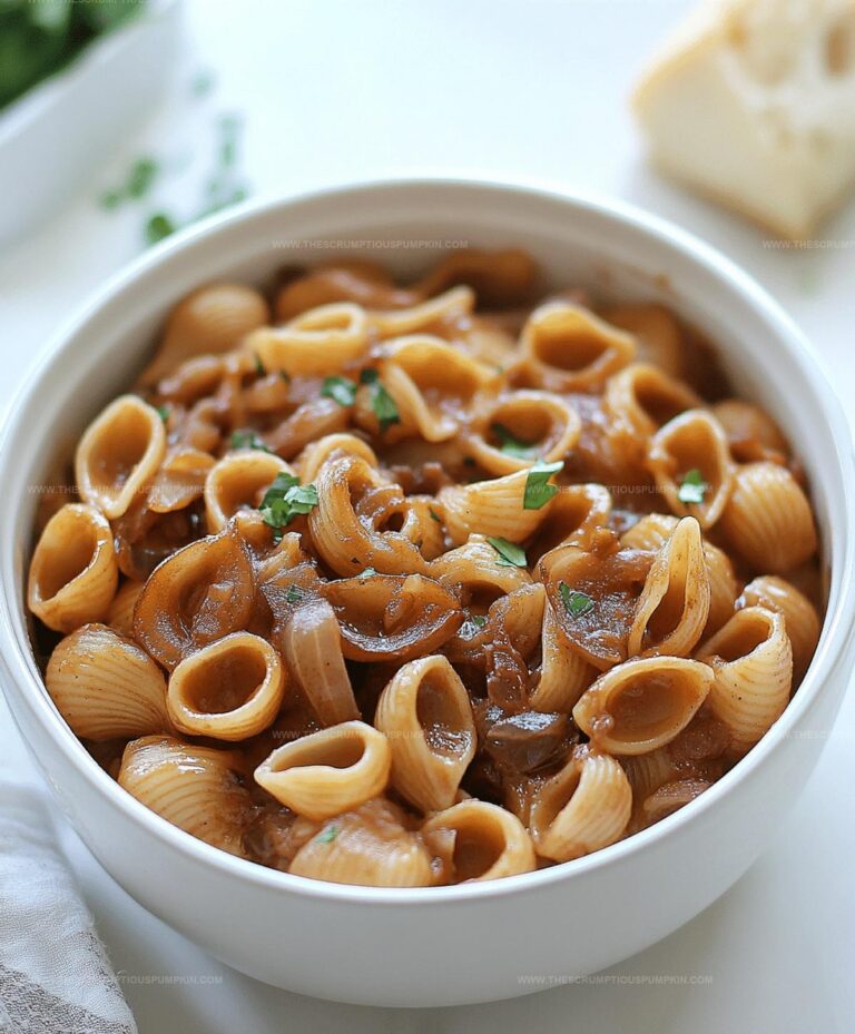 One Pot French Onion Pasta Recipe