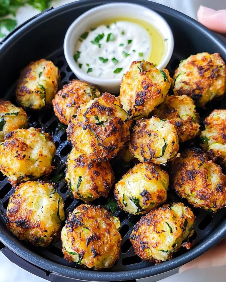Golden Crispy Zucchini Bites with Cheddar and Parmesan Recipe