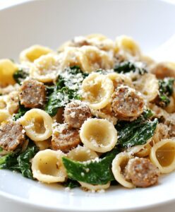 Orecchiette With Sausage And Spinach Recipe
