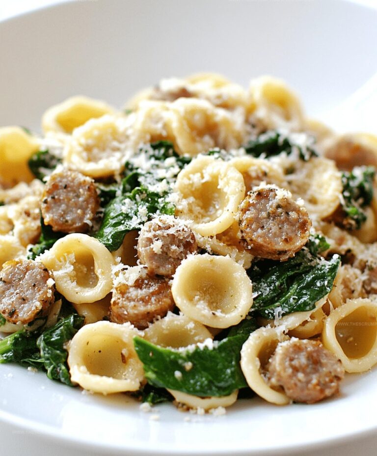 Orecchiette With Sausage And Spinach Recipe
