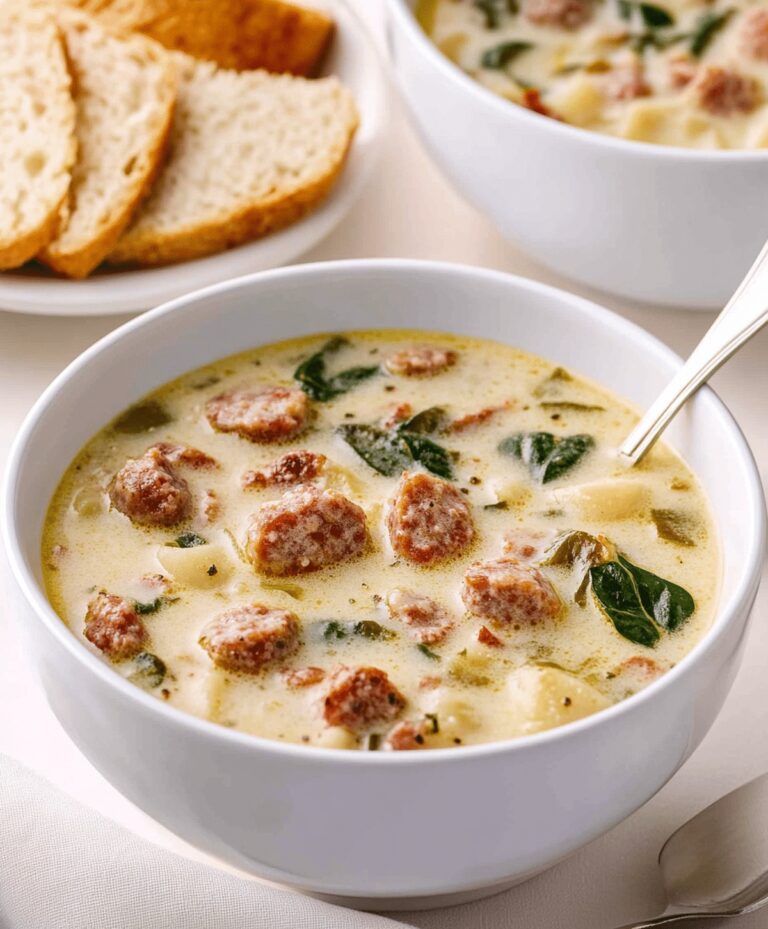 Olive Garden Zuppa Toscana Soup With Turkey Sausage Recipe