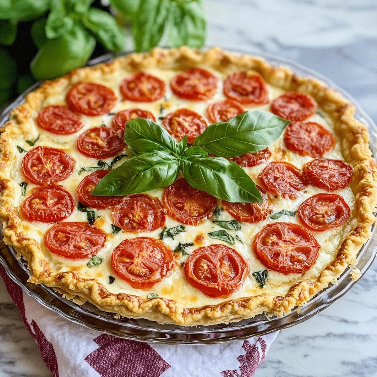 Rustic Easy Italian Cheese And Tomato Pie Recipe