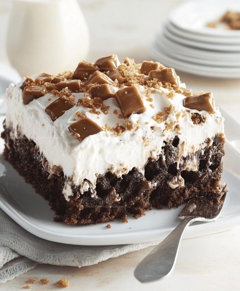 Heath Bar Poke Cake Recipe