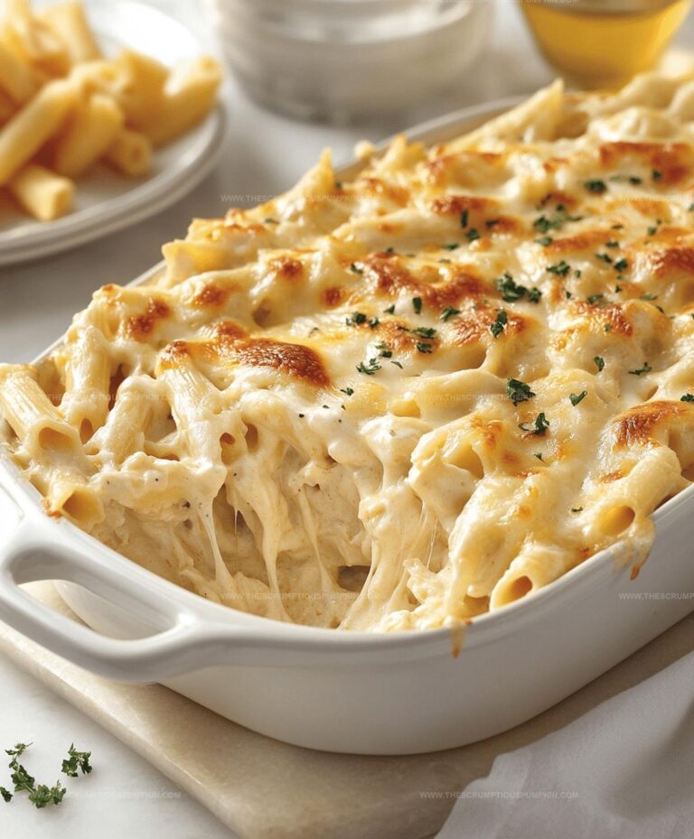 Chicken Alfredo Casserole Recipe