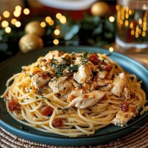 Kicked-up Monterey Chicken Spaghetti Recipe