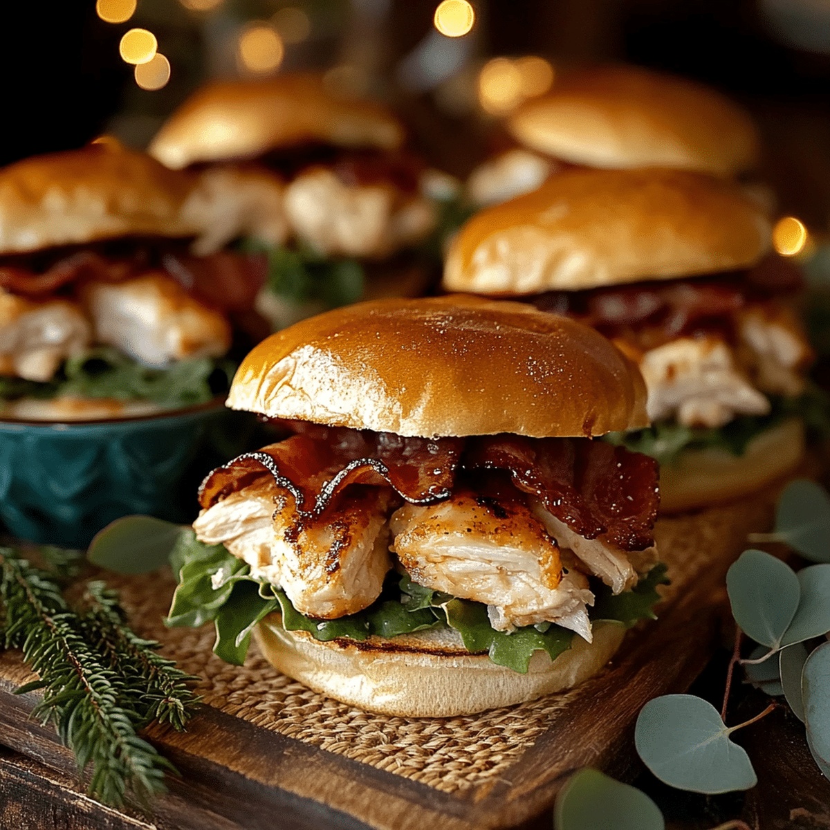 Homestyle Chicken Bacon Ranch Sliders Recipe