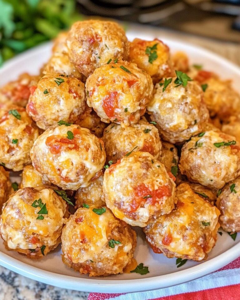 Rotel Cream Cheese Sausage Balls Recipe