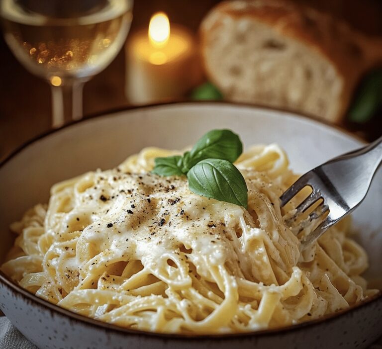 Melting Garlic Parmesan Chicken Pasta Bake Recipe