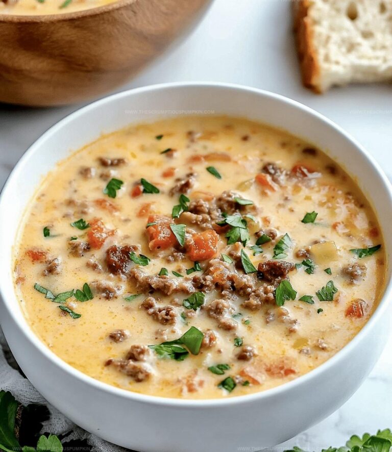 The Best Cheeseburger Soup Recipe