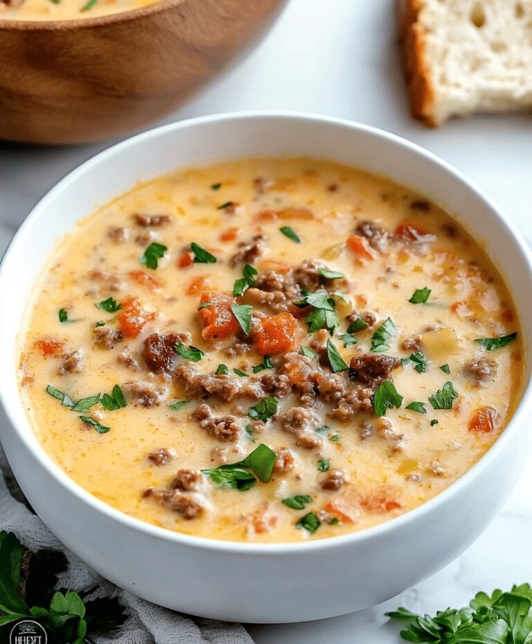 The Best Cheeseburger Soup Recipe