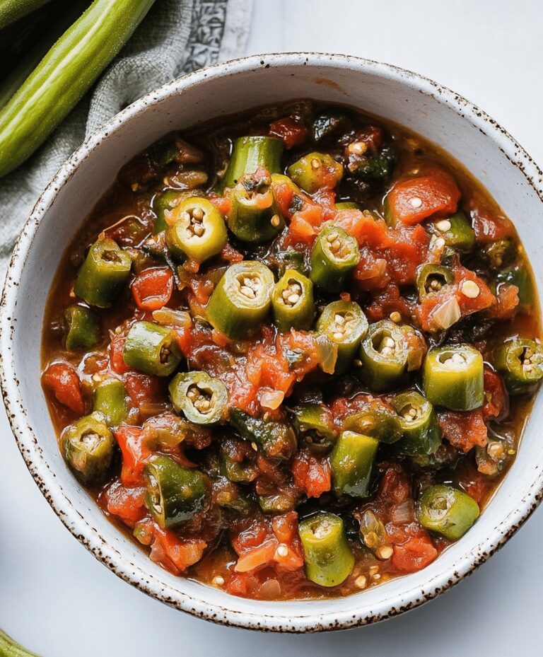 Stewed Okra And Tomatoes Recipe