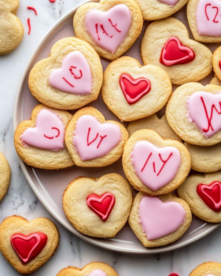 Soft & Buttery Conversation Heart Cookies Recipe