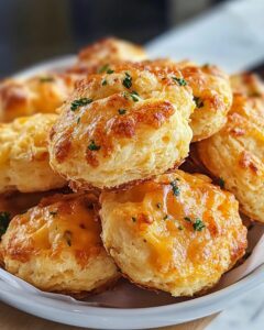 Buttery Cheddar Garlic Biscuits Recipe