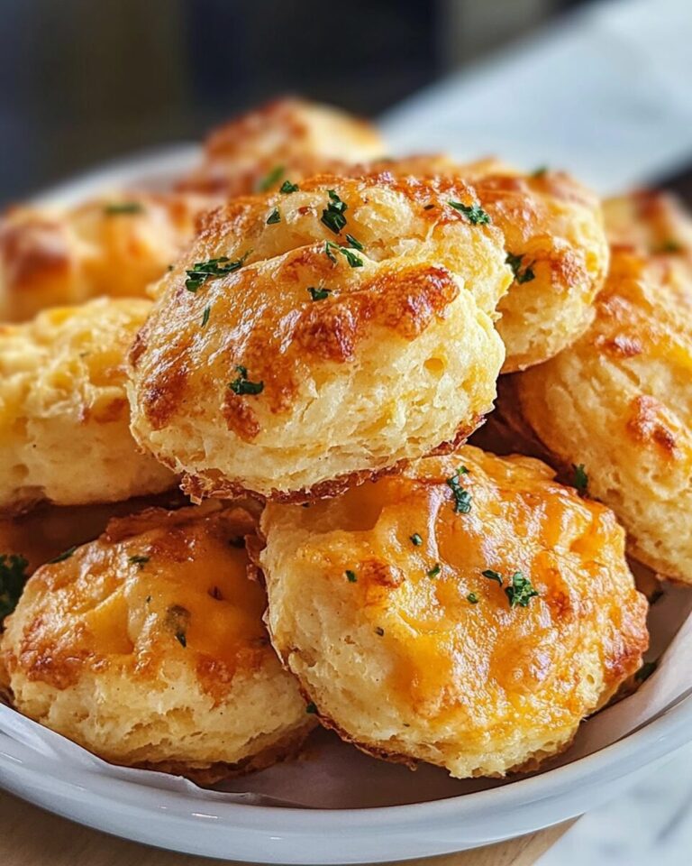 Buttery Cheddar Garlic Biscuits Recipe