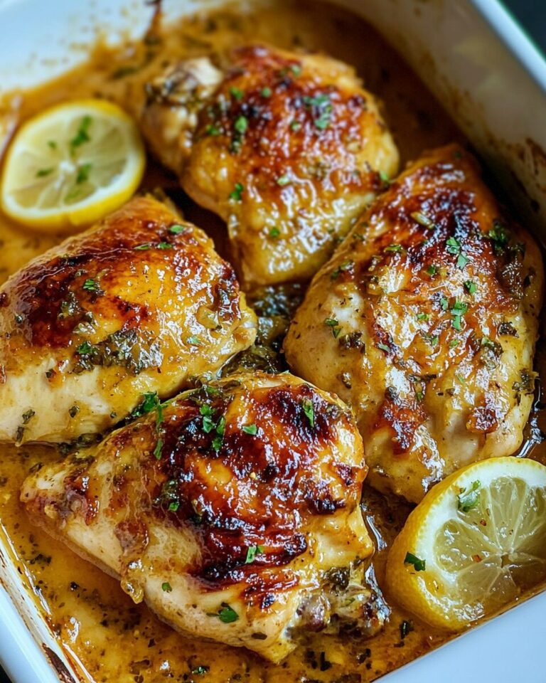 Baked Lemon Butter Chicken Recipe