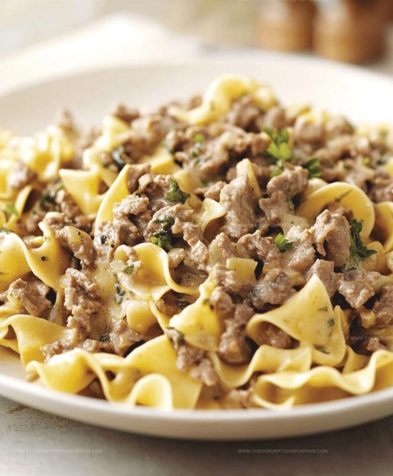 Ground Beef Stroganoff Recipe