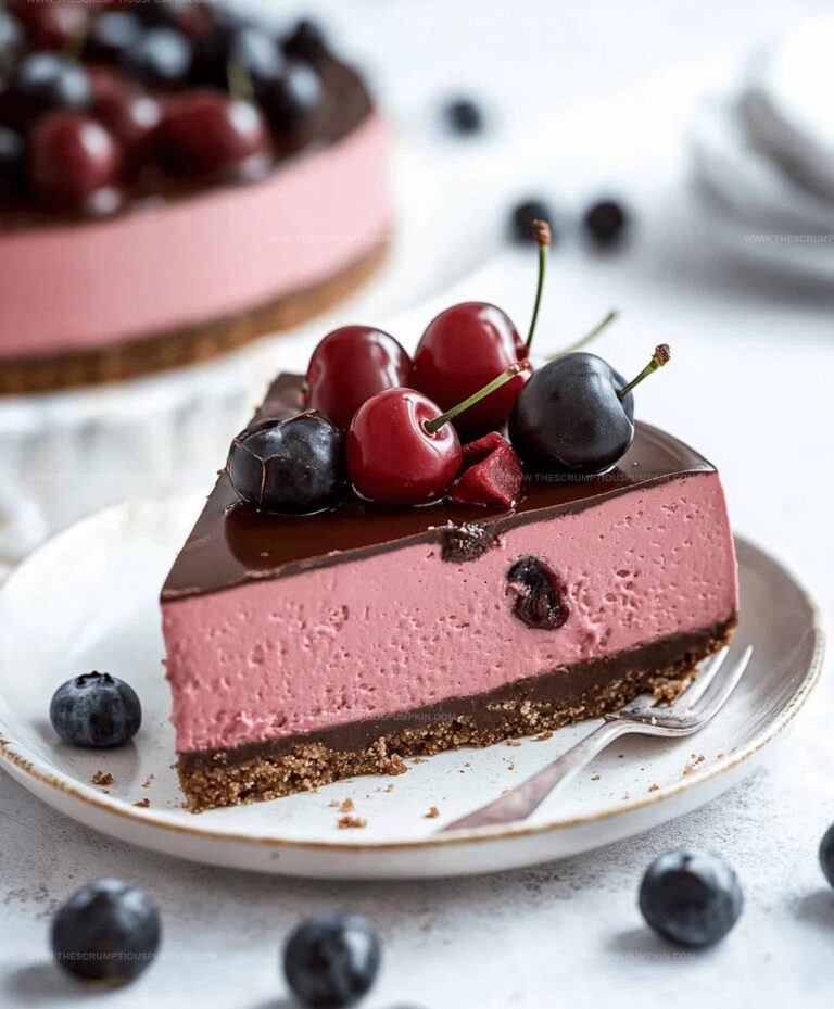 Cherry Chocolate Cheesecake Recipe