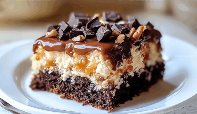 Treasure German Chocolate Poke Cake Recipe