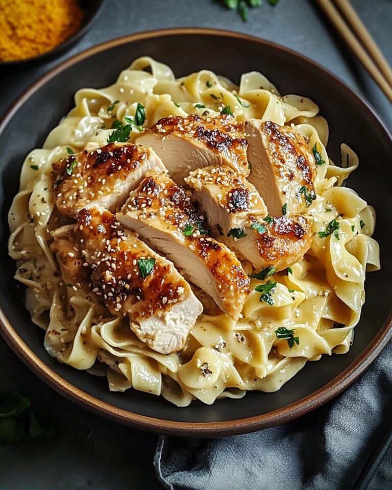 Succulent Chicken Over Rich Buttered Noodles Recipe