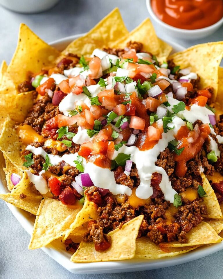 Loaded Chili Nacho Platter Recipe