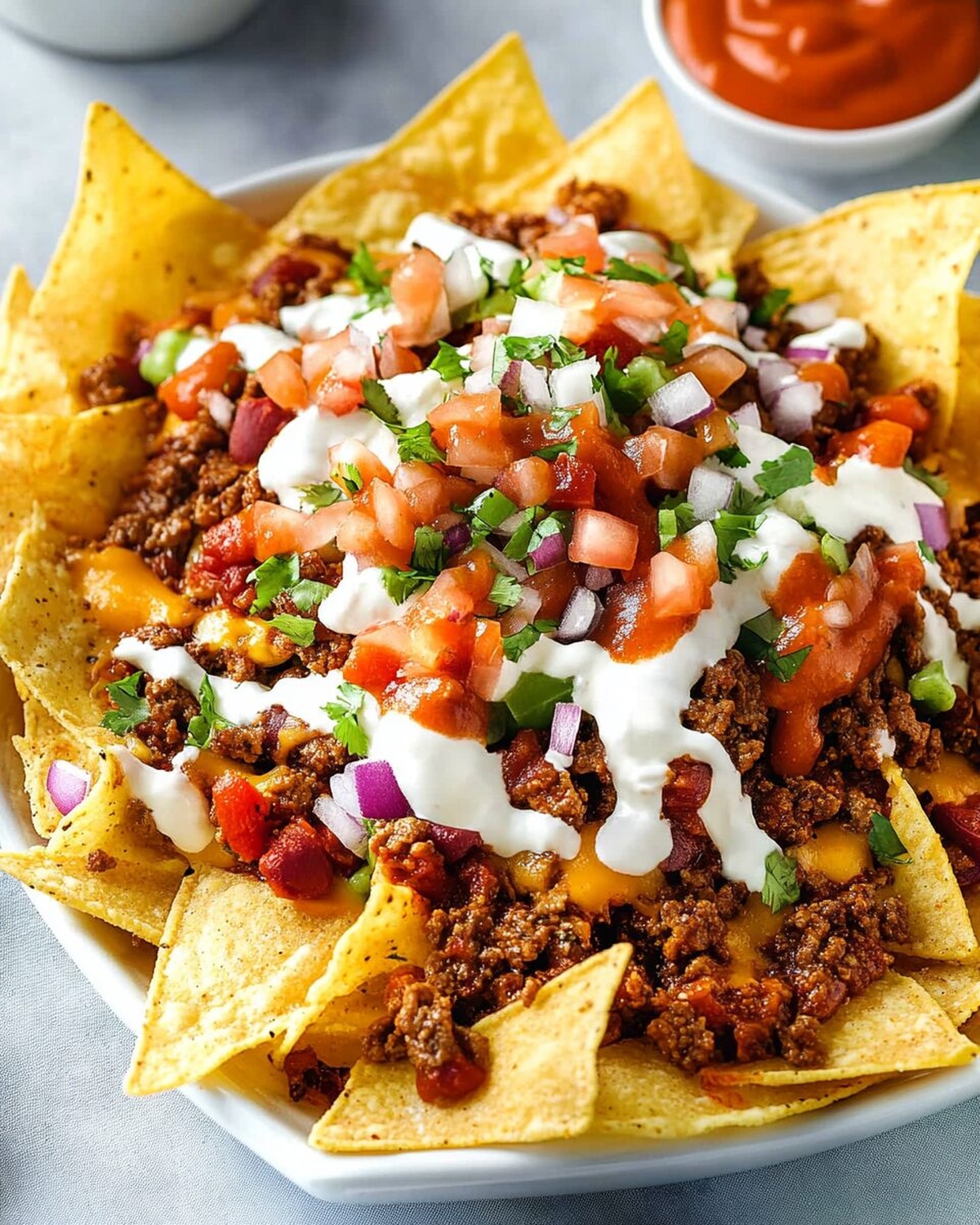 Loaded Chili Nacho Platter Recipe