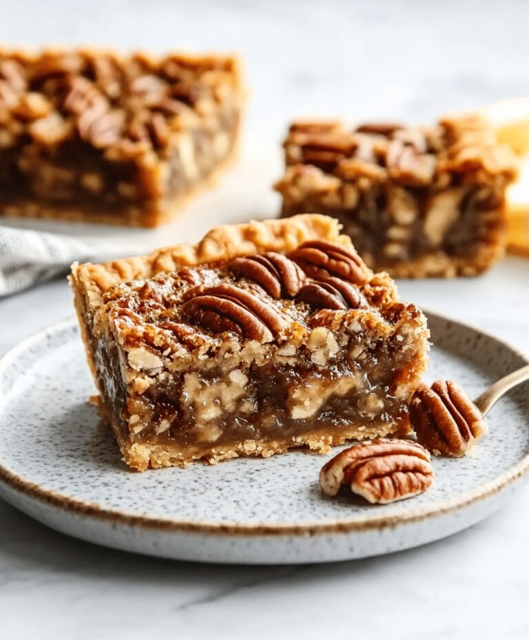 Brown Butter Pecan Pie Bars Recipe
