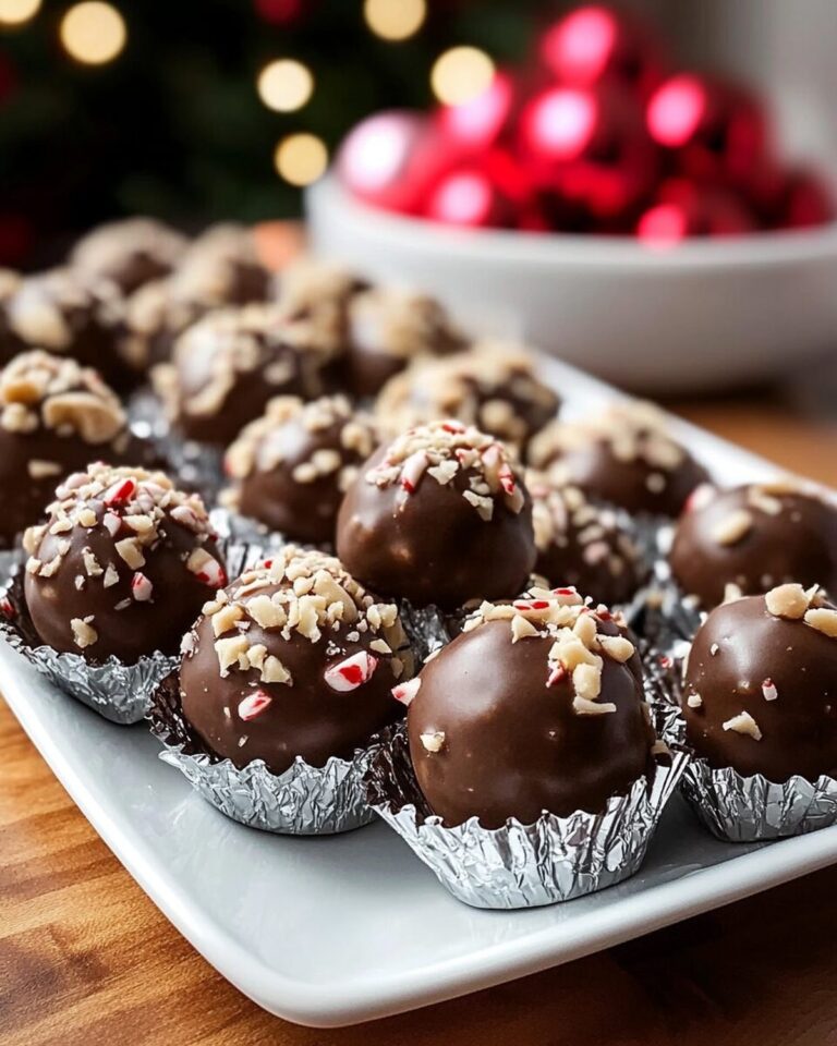 Christmas Peanut Butter Balls Recipe