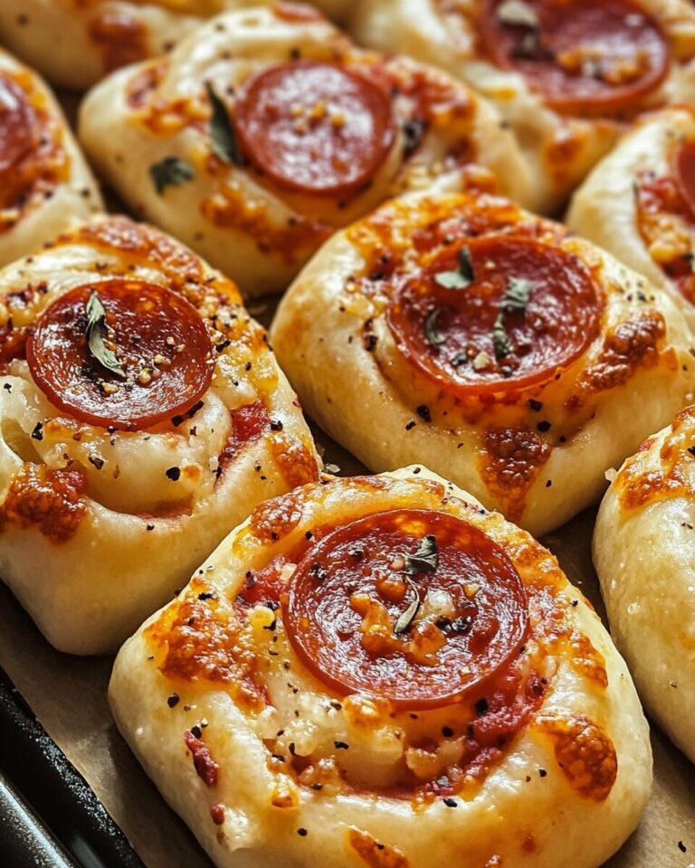 Flaky Pepperoni Pizza Rolls with Mozzarella and Herbs Recipe