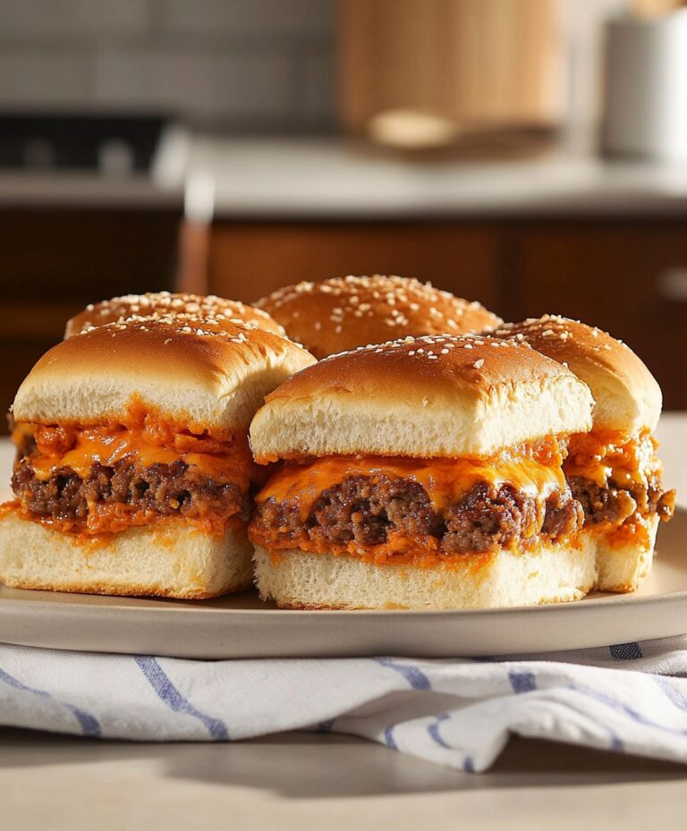 Cheeseburger Sliders With Hawaiian Rolls Recipe